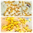 thumbnail image 4 of Ramadan LED String Lights Moon Star Decor  Iftar Party Decoration (20pc - Moon & Star Gold Warm White 3" Each Piece with 3*AA Battery, 4 of 10