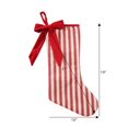 thumbnail image 2 of Holiday time Stripe Stocking,21 inch,red colour, 2 of 4