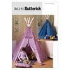 Butterick Sewing Pattern Teepee and Mat