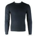 thumbnail image 6 of Terra Nova Men's Long Sleeve Honeycomb Stitch Crew Neck Sweater Grey Bk M, 6 of 6