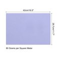 thumbnail image 2 of Uxcell Colored Copy Paper 16.5x11.7" 80gsm Light Purple 25 Sheets, 2 of 7