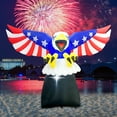 thumbnail image 3 of GOOSH 8.5FT Width 4th of July Inflatable Decorations Patriotic Blow Up Yard Inflatables with LED Lights Holiday Inflatables July 4 Clearance for Outdoor Yard Garden Lawn Decor, 3 of 8