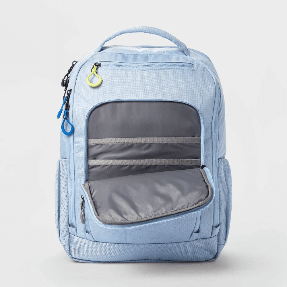 Embark 17 Inch Adaptive Backpack in Sky Blue Walmart