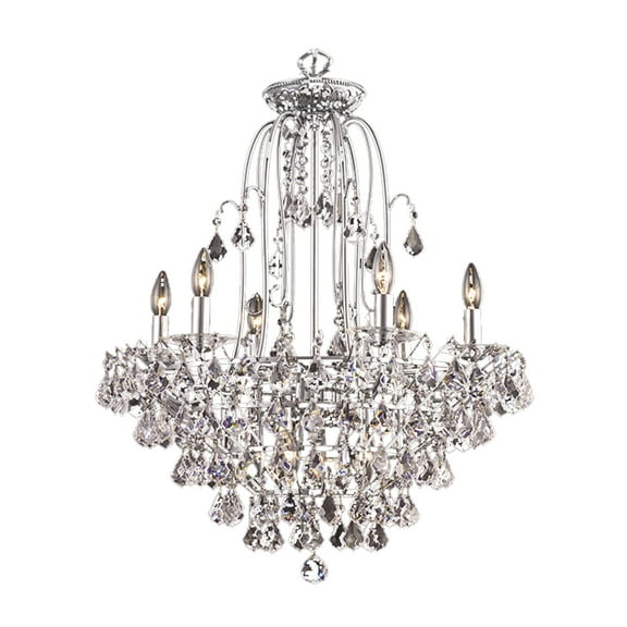 GH80281-Dale Tiffany Lighting-Tennyson - 9 Light Chandelier-30 Inches Tall and 25 Inches Wide