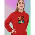 thumbnail image 2 of Love For All Colorful Banner Hoodie Women -Smartprints Designs, Female 5X-Large, 2 of 4