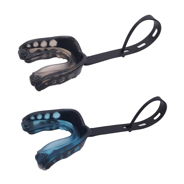 2 uds bucal deportivo EVA bucal boxeo MMA bucal Cola Protector bucal deportivo para adultos