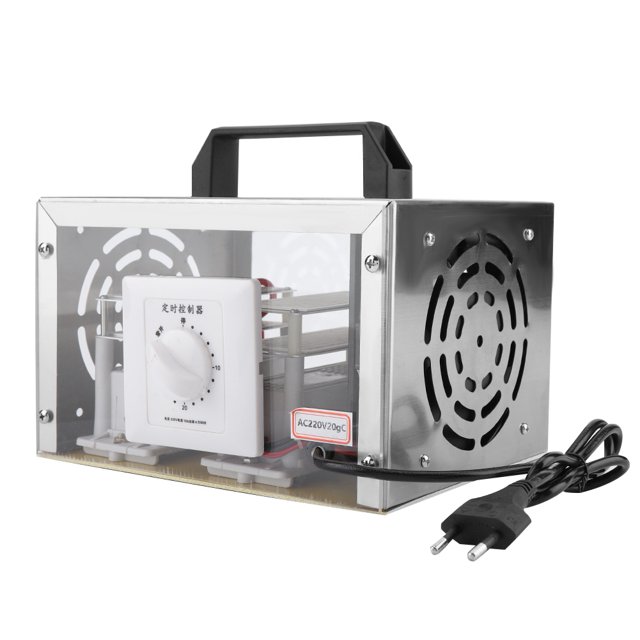 Generador ozonizador de 20g, purificador de aire, máquina de desinfección de ozono para el hogar y la Oficina, enchufe europeo de 220V