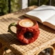 thumbnail image 5 of Taza en forma de flor – Vajilla de resina | Interior de acero inoxidable, ergonómico suave, resistente a olores | Multicolor | 8 x 9,5 cm | Regalo para miembros de la familia, 5 of 6