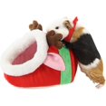 thumbnail image 4 of Cama para hámster, mini casa para hámster suave y cálida, lindo nido antideslizante para dormir para hámster, casa de cama para animales pequeños para hámsteres enanos-L, 4 of 5