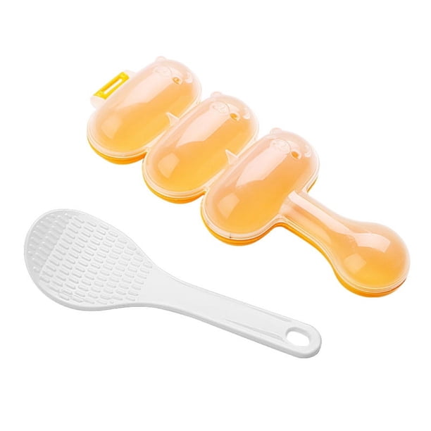 Molde para hacer bolas de arroz con paleta de arroz - Molde para hacer bolas de arroz para hacer sushi Moldes para hacer arroz Molde para moldear arroz Molde para sushi Coctelera para bolas