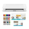 Silhouette CAMEO 4 (White Edition) with 24 Sketch Pens and Paper Bundle
