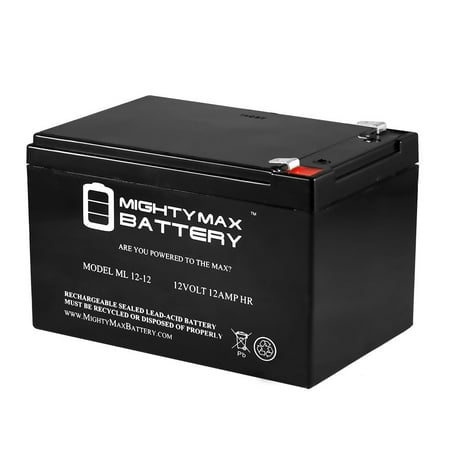 12V 12Ah Battery for Spitfire Scout 3 DLX Compact Travel Scooter ...