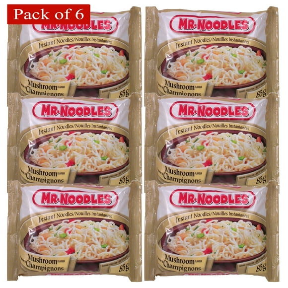 Mr. Noodles Mushroom Flat 85g (Pack of 6) $3.98 ea.