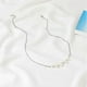 thumbnail image 4 of Pearl Pendant Necklace Minimalist 7 Faux Pearl Necklace Chain Jewelry for Women, 4 of 5