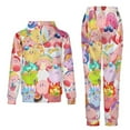 thumbnail image 2 of Super Adventure Kirby Unisex Hoodies And Sweatpants Set Sweatshirts Jogger Pants Hooded Hoody Tracksuits Set Suit Winter Daily Adult Sweatsuit 2 Pcs, 2 of 9