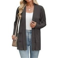 thumbnail image 5 of GTEYOIJN Short Cardigans for Women Lightweight Cardigans for Women Long Sleeve Thin Summer Cardigans Open Front Cardigan Fall Fashion Cardigan, 5 of 7