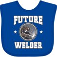 thumbnail image 3 of Inktastic Welding Future Welder Fabricator Boys or Girls Baby Bib, 3 of 4