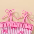thumbnail image 6 of MAMAMI Toddler Girl Summer Swimsuit Ruffle Stripe Two Piece Beach Bikini Bathing Suit for Infant Girl, 6 of 9