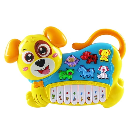 Outtop Children's educational multi-function electronic piano / piano with light songs / animal sounds children's musical