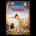 thumbnail image 2 of Men's Bambi Movie Cover Title Poster Graphic Tee Black 2X Large, 2 of 5