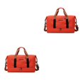thumbnail image 4 of Youkk Sac de Voyage Grande Capacité en Tissu pour Femmes - et Sacs de Voyage Élégants Rouges Anti-Rayures à Sec Humide, 4 of 6