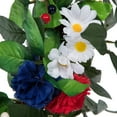 thumbnail image 2 of Vickerman 22" Artificial Mixed Floral Wreath With Red, White, And Blue Flowers and Berries, 2 of 6