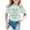 0-Mint Green4, variant on Tiijoy Toddler Girls Birthday T-Shirt Letter Print Short Sleeve O-Neck T Shirt, Sizes 1-13