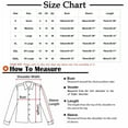 thumbnail image 3 of Black and Friday Deals Hoodies For Women Solid Zipper Cardigan Long Sleeve Jacket Ladies Christmas Print Thickened Version Sweatshirts Coat, 3 of 3