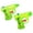Green, variant on Apeya Mini Water Gun, Green Portable Squirt Toy for Summer Pool Parties and Backyard Water Fights, Durable Transparent Plastic, 3.93 x 2.95 in