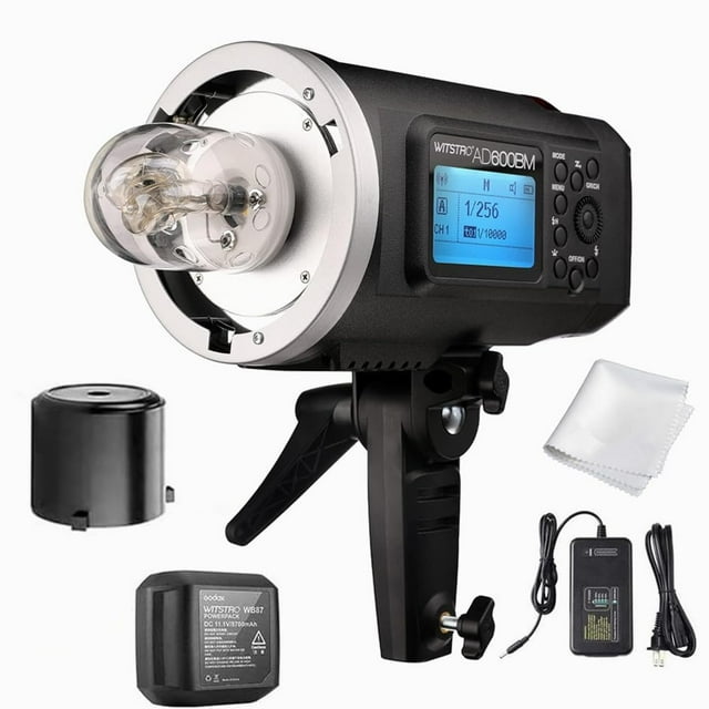 Luz estroboscópica flash Godox AD600BM 600 W GN87 HSS 2,4 G