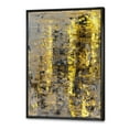 thumbnail image 3 of Designart 'Grey Meets Yellow Abstract Art II' Modern Framed Canvas Wall Art Print, 3 of 5