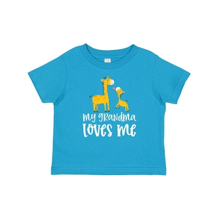 

Inktastic My Grandma Loves Me Gift Baby Boy or Baby Girl T-Shirt