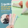 thumbnail image 1 of cpengpj Liquidation Stylo Distributeur Forme de Stylo Point Distributeur Manuel pour Enfants Compte-Séchage Couleur Stylo Distributeur Colle 6 ml, 1 of 9