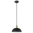 thumbnail image 1 of 8.25 x 12 x 12 in. Ingo 1-Light Matte Black Pendant, 1 of 1