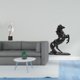 thumbnail image 2 of Figura abstracta escultórica para decoración del hogar, oficina o mesa de centro. Estatua de caballo, adorno para dormitorio o jardín., 2 of 8