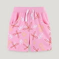 thumbnail image 2 of Toddler Girls' Shorts Kids Sport Cartoon Solid Casual Fashion Beach Cargo Pants Shorts for Girls Pink Size 3-4T, 2 of 6