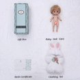 thumbnail image 4 of Muñeca Reborn Cloveray Jojo the Bunny de 25 cm con pelo rubio, 4 of 8
