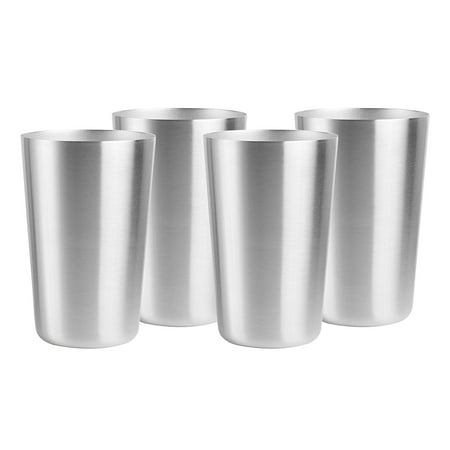 smooth edge stainless steel cups indoor outdoor party camping