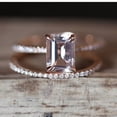 thumbnail image 4 of mtvxesu Rings Rose Gold Engagement Ring With A Fine Small Zircon Ring Sale, 4 of 8