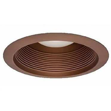 6 in. Bronze Recessed Airtight Cone Baffle Trim