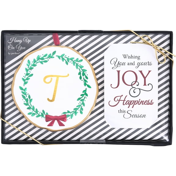 T - 4" Monogram Ornament