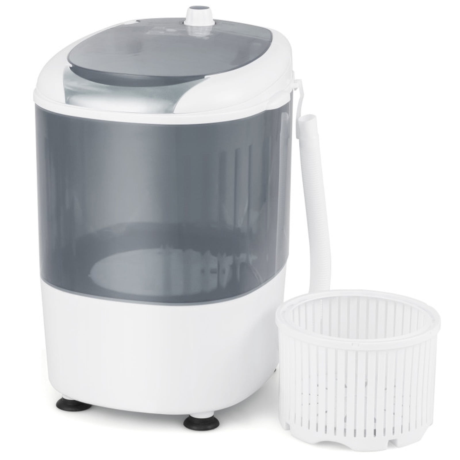 RUIE Portable Mini Washing Machine,5.5 Lbs Semi-Automatic Washer and Spinner Combo with Single Tub,Timer Control,Drainage Hose,Compact Washer for Apartment Dorm RV
