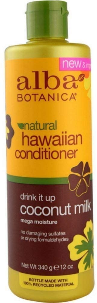 Alba Botanica, Hawaiian Conditioner, Drink It Up Coconut Milk, 12 oz (pack of 1)