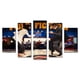 thumbnail image 1 of Cuadro Decorativo Pulp Fiction Pop Cine Juego De 5 Piezas 150x80cm Ideal Para Sala Recámara Oficina Moderna, 1 of 5
