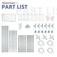 thumbnail image 6 of Quictent 10x20ft Heavy Duty White Galvanized Carport, 6 of 7