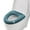 blue, variant on Handle Toilet Mat Universal Knitted Washable Toilet Ring Household Toilet Cover - grey