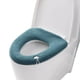 thumbnail image 1 of Estera de inodoro con mango, anillo de inodoro lavable de punto universal, cubierta de inodoro para el hogar, 1 of 6