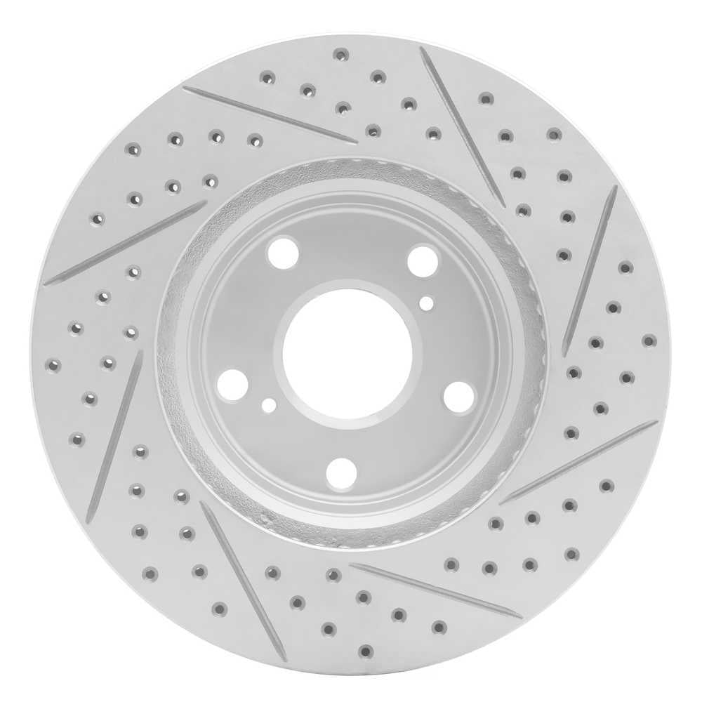 Dynamic Friction Company 830-76055L DFC Geoperformance Rotor - Drilled and Slotted
