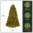 thumbnail image 5 of 7.5 ft. Pre-Lit Artificial Dunhill Fir Christmas Tree, Green, Clear Lights, Includes Stand, 5 of 9