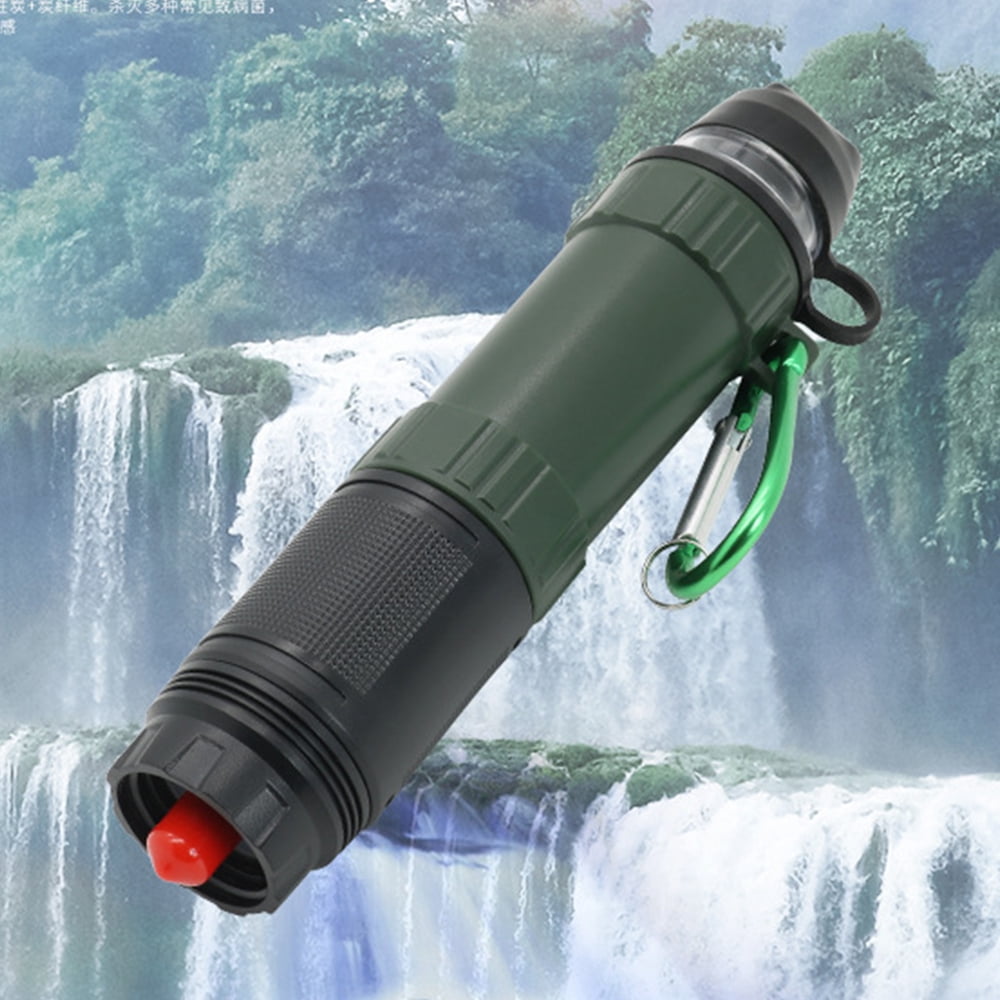 Paille Filtrante Ioutdoor + Couverture D’urgence – Sans BPA, Filtre 1500 L, 0,01 Micron, Pour Rando Camping Survie